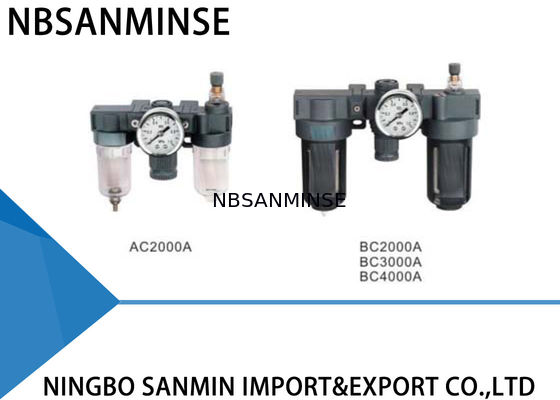 Einheit Wechselstroms der Berufs-SMC-Filter-Regler-Fettspritzen-pneumatische FRL Reihe BC