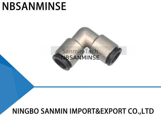 PVP alle Messingkörper-Plastikärmel-pneumatische Luft-Installationen, Stoß, zum von Luft-Installationen anzuschließen