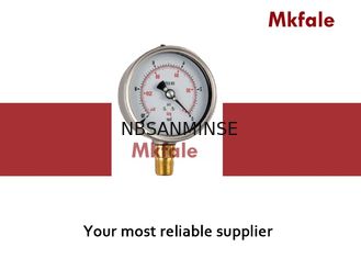 G1 / 4 füllte flüssige Manometer-Flüssigkeit G1/2 Digital Öldruckanzeige IP65