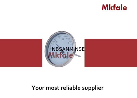 Flüssiges Manometer-Edelstahl-bimetallisches Spulen-Thermometer-Instrument-Glasfenster