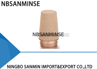 NBSANMINSE Sc-Art Filter-Messingabluft-Schalldämpfer gesinterter kupferner Reihen-Schalldämpfer M5 1/8 1/4 3/8 1/2 3/4 1 Größe