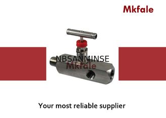 Multi- Hafen-Edelstahl-Manometerventile mit Teflon versiegeln Hochdruckventil 3000PSI 6000PSI ASME NPT