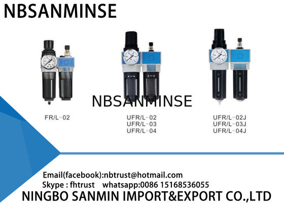 Automatisierung CNC-Maschinen-Luftkompressor-Teile der Luftfilter-Regler-Fettspritzen-pneumatische zwei Einheits-FRL