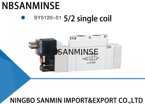Mini pneumatische staubdichte Position 5/2 5/3 des SY5000 Magnetventil-220VAC