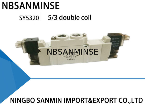 Mini pneumatische staubdichte Position 5/2 5/3 des SY5000 Magnetventil-220VAC