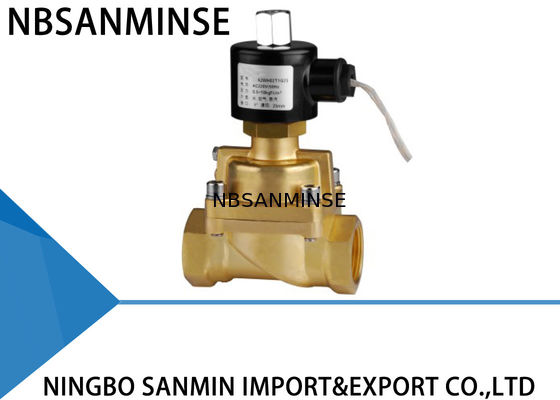 Flüssiges Messingmagnetventil Zweiweg0 der Niederspannungs-A3. 5 - 10 kgf/cm ² Druck