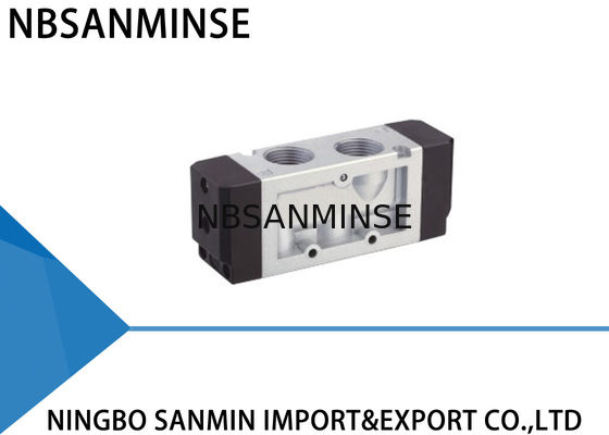 Fünf Hafen G3/4" Faden-Rohr-Solenoid-elektropneumatisches Ventil-interne Versuchsart