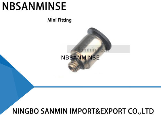 POC - C drücken sich das kompakte One Touch ein, das pneumatische Luft-Installationen rundes männliches gerades Sanmin passt