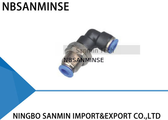 PLM-Schutzwand-Verbands-Ellbogen-pneumatisches Luft-Verbindungsstück-schnelle Verbindungsrohr-Rohranschluss-hohe Qualität Sanmin