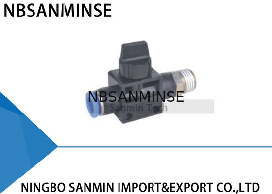 Fluss-Regelventil-Handschlauch HVFS pneumatischer, zum des Verbindungsstück-Eindrückunges 2Way/3 Weisen-Installationen Sanmin zu verlegen