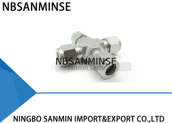 Rohranschlüsse des UCR-Verbands-Kreuz-Edelstahl-SS316L, die passende pneumatische Luft-passende hohe Qualität Sanmin plombieren