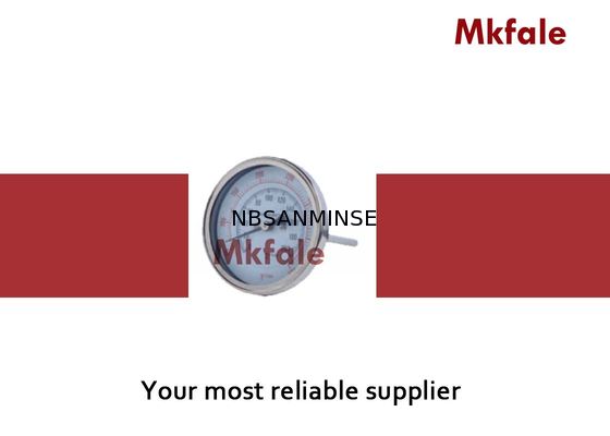 Flüssiges Manometer-Edelstahl-bimetallisches Spulen-Thermometer-Instrument-Glasfenster