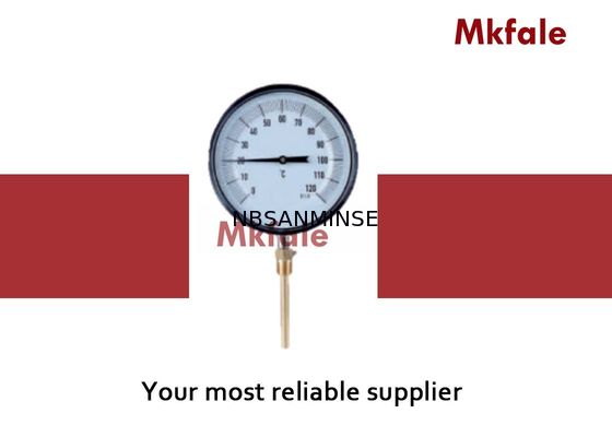 Flüssiges Manometer-Edelstahl-bimetallisches Spulen-Thermometer-Instrument-Glasfenster