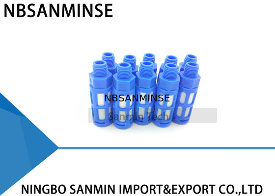 Plastikschalldämpfer-pneumatische Luft-Installationen NBSANMINSE 1/8 1/4 3/8 1/2 3/4 1 P.S.-Art Luft-Schalldämpfer