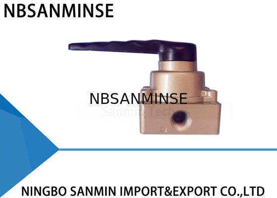 1/8 1/4 3/8 zeichnende pneumatische mechanische Ventil-Hand, die NBSANMINSE HV200-02 HV300-03 HV400-04 schaltet