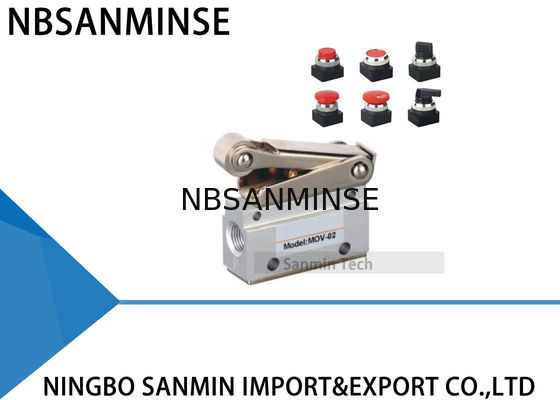 NBSANMINSE-BEWEGUNGEN 1/8 G-Faden-Reihen-mechanisches Ventil-pneumatisches Handsteuerluft-Luftventil