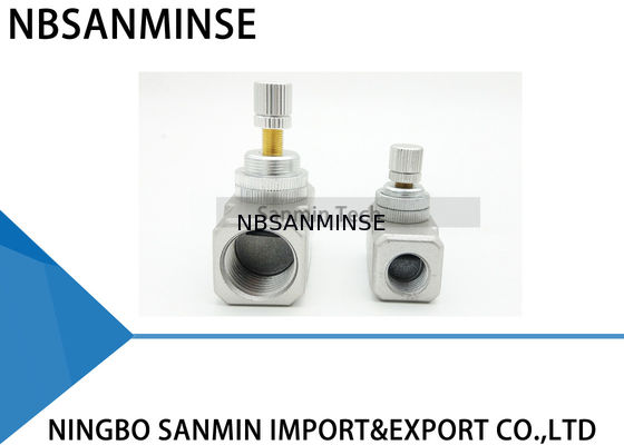 NBSANMINSE BEZÜGLICH Fluss-Leistungsregelungs-Steuerventil G-Fadens 1/8 1/4 3/8 1/2 pneumatische Luft-Standardregelventil