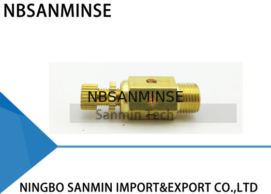 NBSANMINSE-C-pneumatischer Luft-Installations-Schalldämpfer-Drossel-Ventil-pneumatischer Messingschalldämpfer
