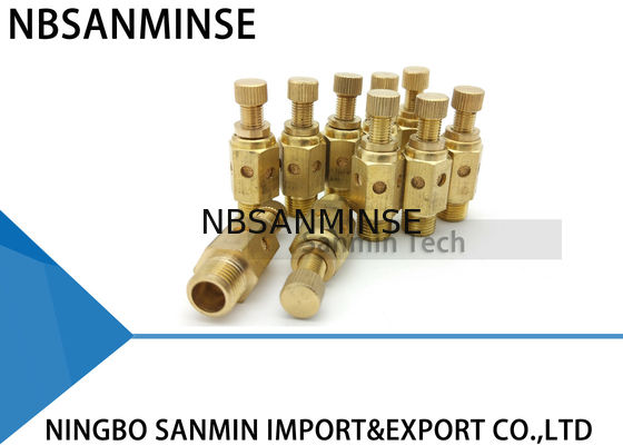NBSANMINSE-C-pneumatischer Luft-Installations-Schalldämpfer-Drossel-Ventil-pneumatischer Messingschalldämpfer