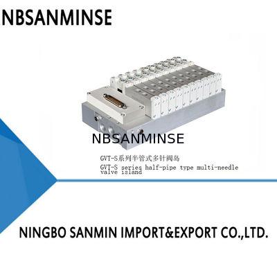 GVT-S/GVT-M-Serie Halbrohrbus Ventil-Insel Bodenverbindungsbus Ventil-Terminal