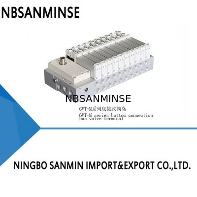 GVT-S/GVT-M-Serie Halbrohrbus Ventil-Insel Bodenverbindungsbus Ventil-Terminal