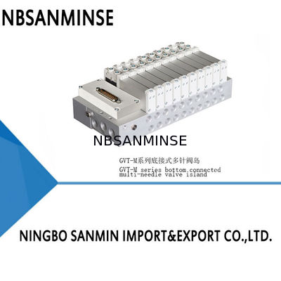 GVT-S/GVT-M-Serie Halbrohrbus Ventil-Insel Bodenverbindungsbus Ventil-Terminal