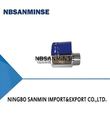 Kugelhahn 1/8'' 1/4'' 3/8'' 1/2'' 3/4'' Zoll Mini Pneumatikventil M/M ss304 ss316