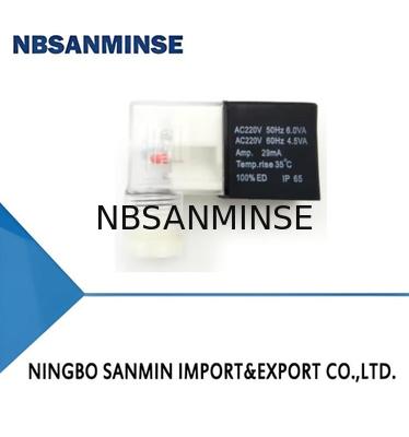 Der Verbindungsart-DIN43650B AC220V 24vdc Reihe Solenoid-der Spulen-4V210