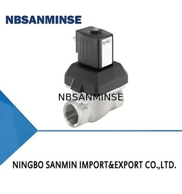 Servogesteuertes 2/2-Wege-Membranventil mit Stahlmaterial und Messing-Magnetventil