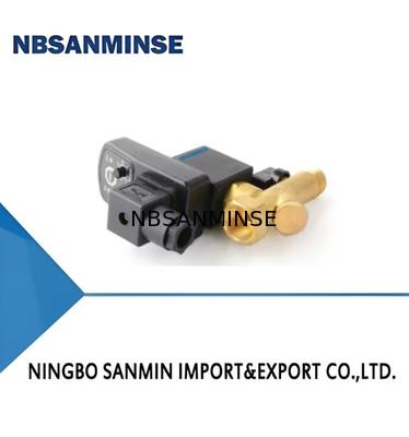 NBSANMINSE Elektronisches Abflussventil G1/2 1,6 Mpa SR-B-15 Messing-Solenoidventil DC24V AC220V Luftkompressor-Abfluss