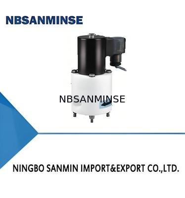 Polytetrafluorelektromagnetisches Ventil PTFE Solenoidventil mit max. +120°C Temperaturwiderstand 0,01 ∼0,6 MPa Arbeitsdruck und 1,2 MPa Druckfestigkeit