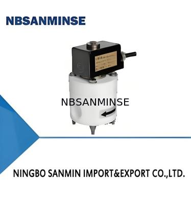 Polytetrafluorelektromagnetisches Ventil PTFE Solenoidventil mit max. +120°C Temperaturwiderstand 0,01 ∼0,6 MPa Arbeitsdruck und 1,2 MPa Druckfestigkeit