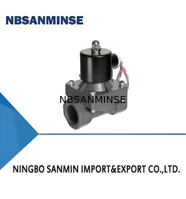 PVC-Wassermagnetventil mit 0～1,0 MPa Arbeitsdruck, 1,2 MPa Druckfestigkeit und -5～50 °C Arbeitstemperatur