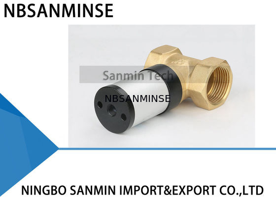 Q22HD-Reihen-pneumatischer Regelventil-Messing-Edelstahl-materieller pressluftbetätigter Kolbenschieber für Wasserluft