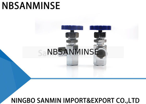KF - Schalter-31.5MPa verlegtes Verbindungs-Industrie-Ingenieur-Hochdruck-Ventil des Manometer-L8