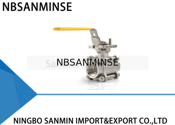CF8M Öl-Gas-Wasserleitungs-Linie Anwendung 1 Zoll hydraulische Hochdruckkugelventil 1000psi WOG Edelstahl-SS316