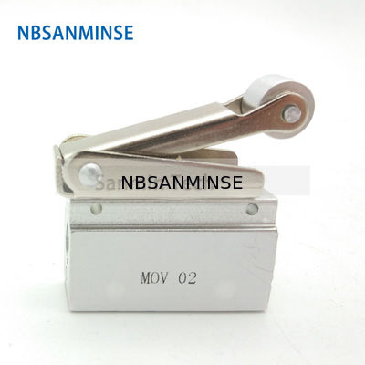 NBSANMINSE-BEWEGUNGEN 1/8 G-Faden-mechanisches Ventil-pneumatische Steuerluft-Luftventil-Rollenstoßauswahl für Paketmaschine Autom