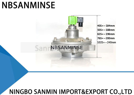 NBSANMINSE QD-Y Art des Membranventil-Impulsjetventil-SBFEC für Taschenstaubkollektorsystem G1-1/2 G2 G2-1/2 G3 G4