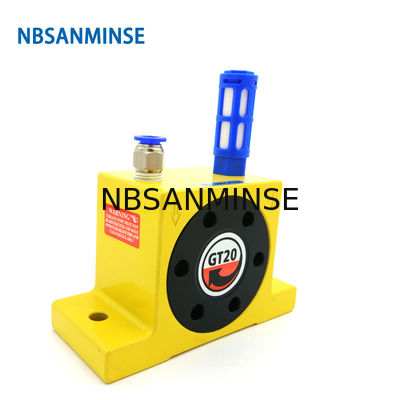 GT 1/8 1/4 pneumatischer Turbinen-Vibrator-Luft-Vibrator-Niederdruck für Nahrung und Pharmaindustrie-Ball-Art