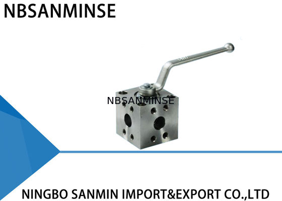 3 Möglichkeits-hydraulischer Ball ValveWith SAE Flange Industry Engineer