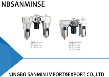 Bescheinigung der Wechselstrom-Luftkompressor-Filter-Regler-Fettspritzen-Einheits-ISO9001