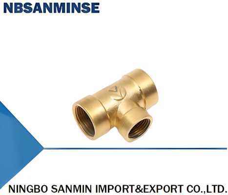 Kupfer Tee Messing Schlauchbefestigungen Druck 1,0 MPA