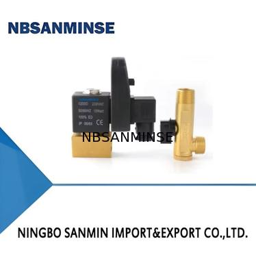 NBSANMINSE SR - A - 15 Elektronischer Entwässer G1 / 2 1.6Mpa Auspuffventil Wasserentwässer Wasserventil DC24V AC220V Hohe Qualität